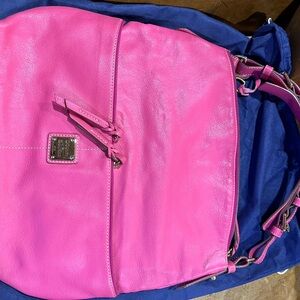 Dooney & Bourke pink bucket bag purse like new